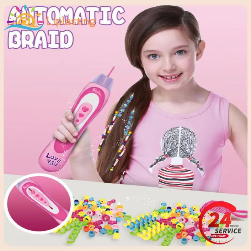 

Girl Play House Fast Non-toxic Automatic Hair Weaving Without Battery For Children 6 Years Old And Above Jewelry Toy Diy Makeup