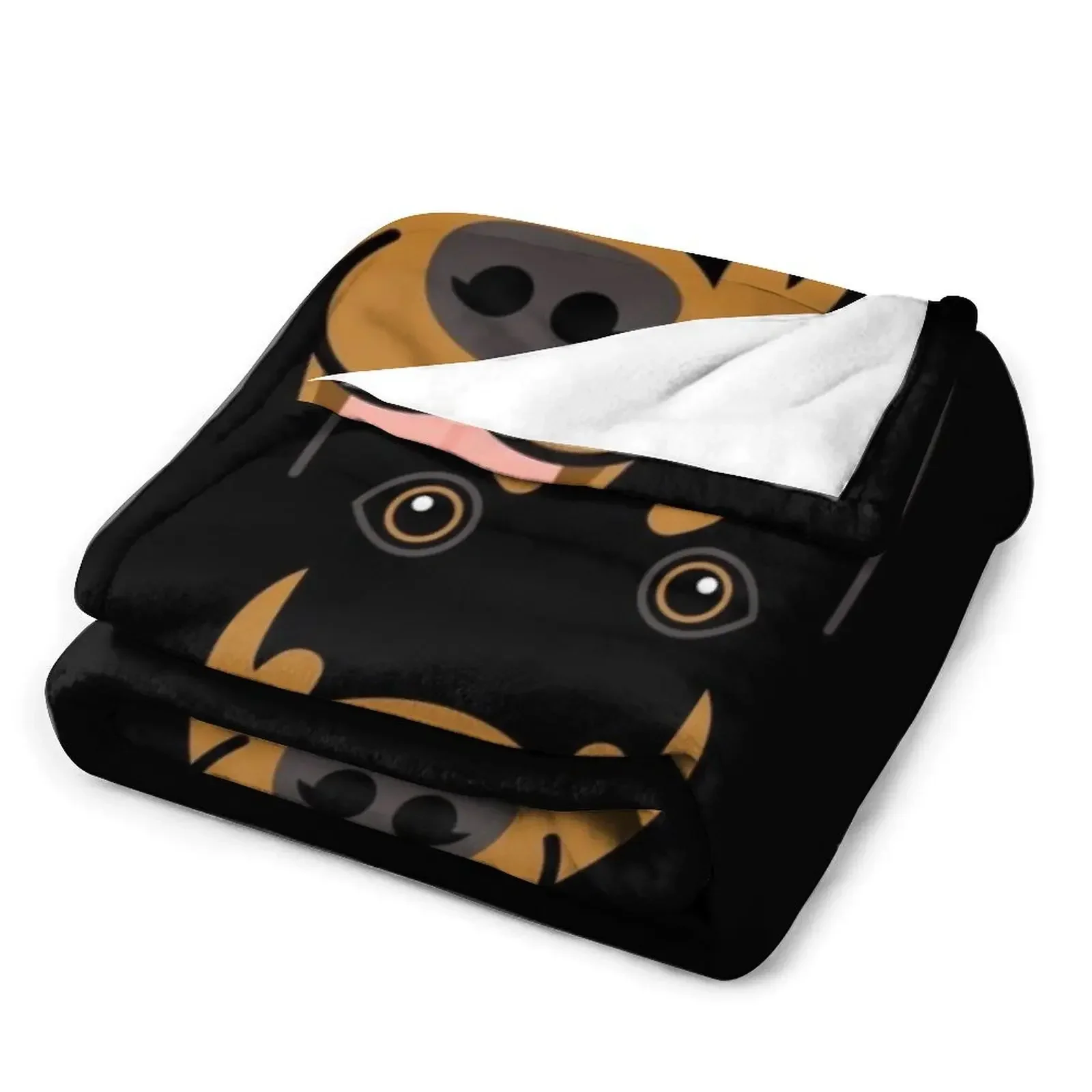 Собака породы Доберман-пинчер face одеяло дизайнерские мягкие диваны одеяла