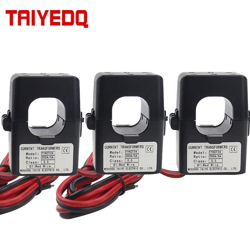 

3PCS Split Core Current Transformer Clamp CT Sensor KCT-24 Current Sensor 100A 200A 300A 400A CT