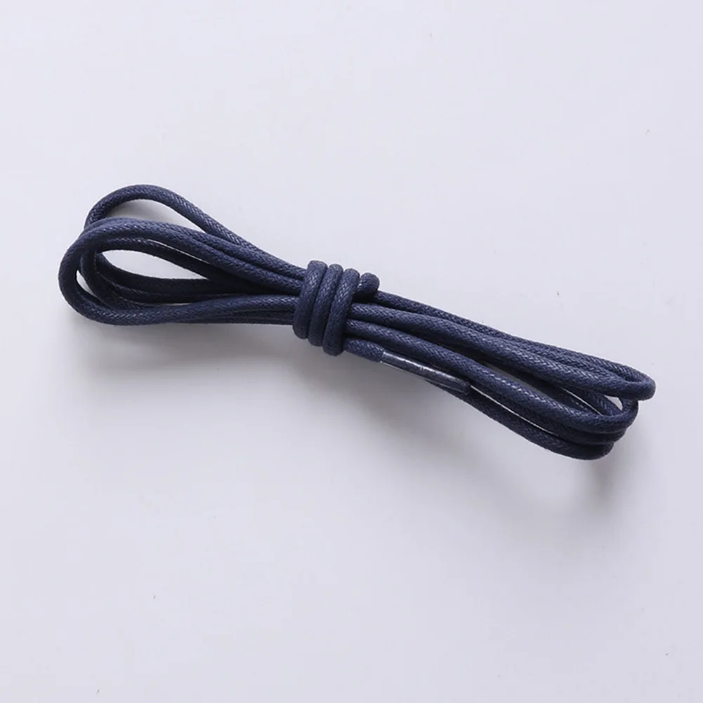 

70/80cm Fashion Casual Cotton Shoelaces high quality Waxed Round Shoe laces Shoestring Boots Leather Sport Shoes`