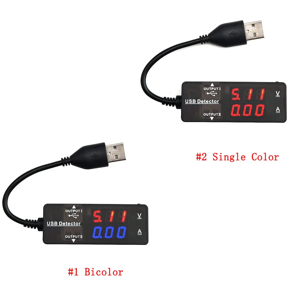 

1Pcs YB26VA Dual Display USB Detector Voltmeter Ammeter Voltage Current Meter Battery Capacity Tester