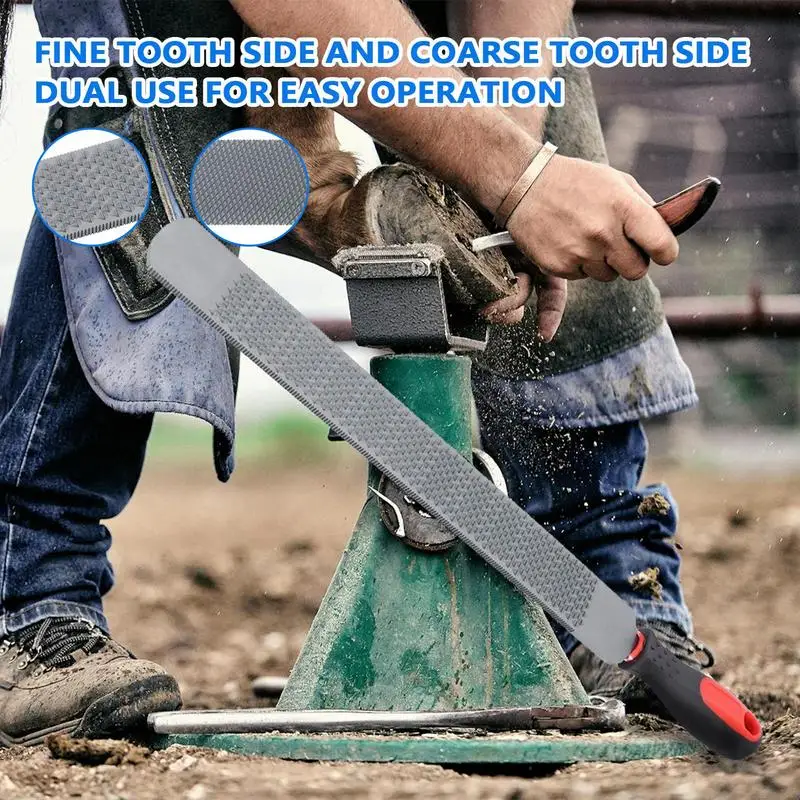 Рашпиль для копит из углеродистой стали двухсторонний рашпиль напильник фермера