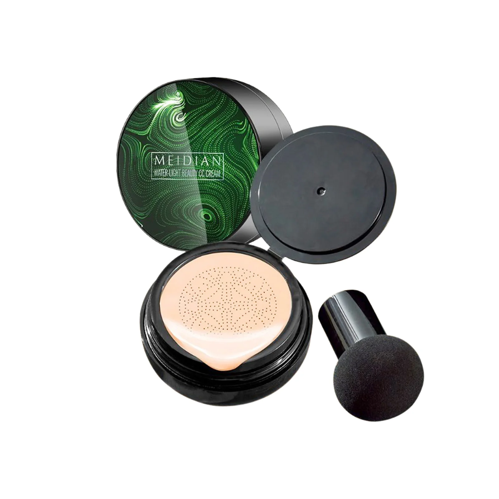 

BB Cream Air Cushion Foundation Mushroom Head Waterproof Brighten Face Base CC Cream Natural Oil-Control Moisturizing Concealer