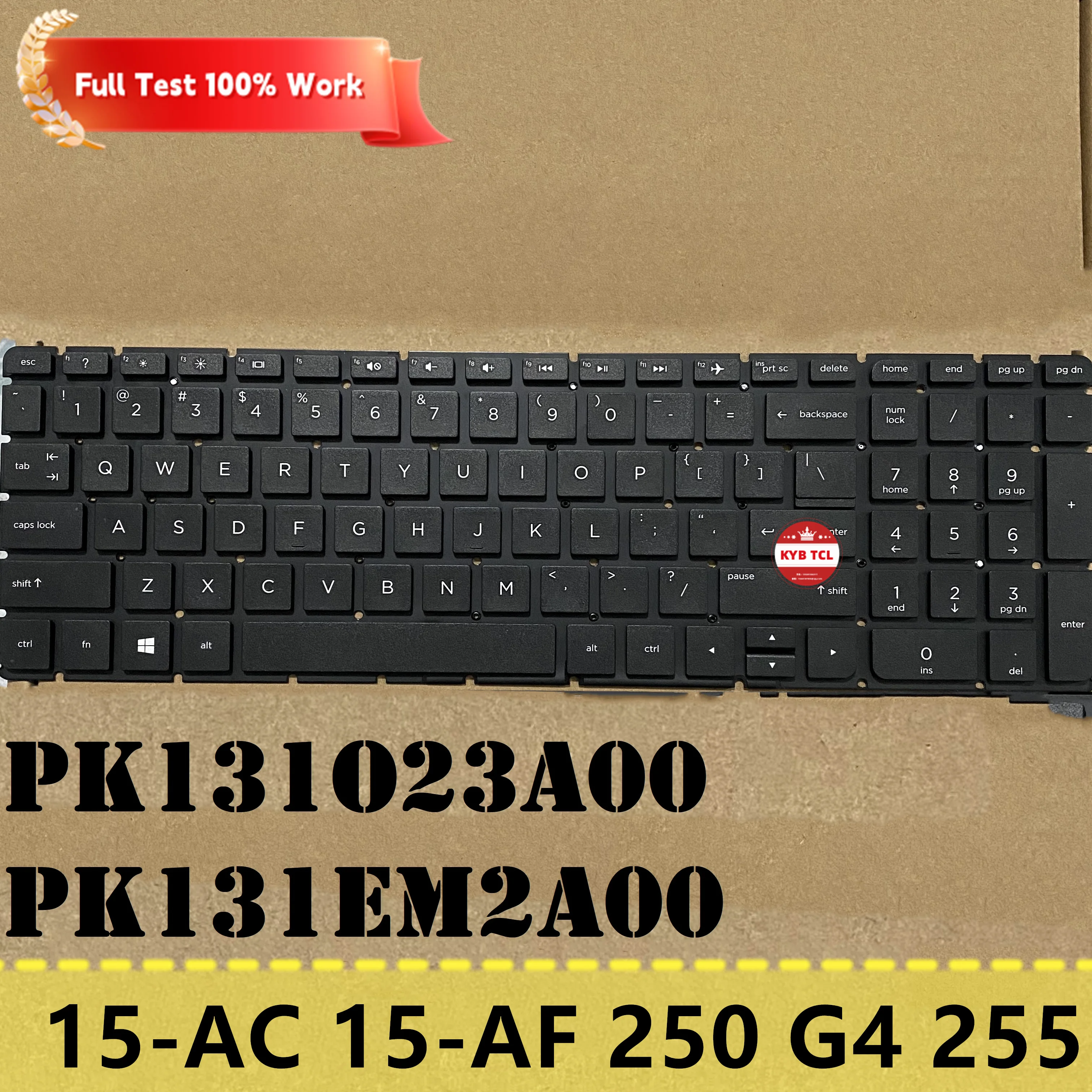 Ноутбук 813965-001 PK131O23A00 PK131EM2A00 для HP 15-A 15-AC 15-AF 15-AC121DX FGKB 250 G4 255 Клавиатура ноутбука США