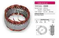 

10600 for STATOR DENSO type 12V 65A DOBLO NURSAN sso type 12V