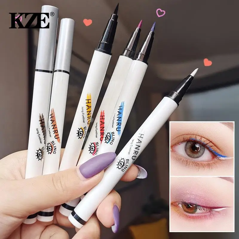 

Waterproof Long Lasting Black Eyeliner Pencil Fast Dry Not Blooming Charm Eye Liner Pen Liquid Pigments Makeup Tool