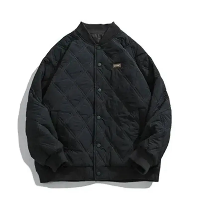 Winter Men's Vintage Thickened Baseball Jacket Men's Korean Casual Loose Cold proof Cotton Jacket Fashion