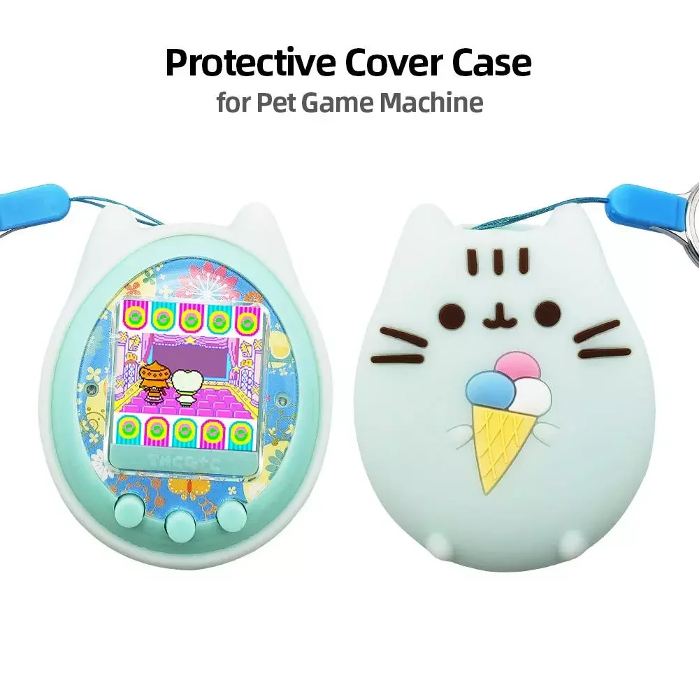 

For Tamagotchi pix case Silicone Protective Sleeve Cute Cartoon Pattern Protector Gaming Shell For Tamagotchi Pet Game Machine t