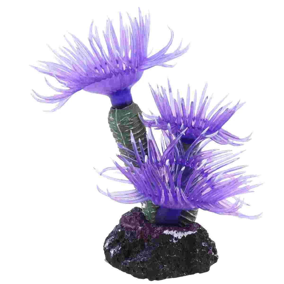 

Aquarium Artificial Coral Betta Fish Decorations Tank Realistic Accessories Faux Saltwater