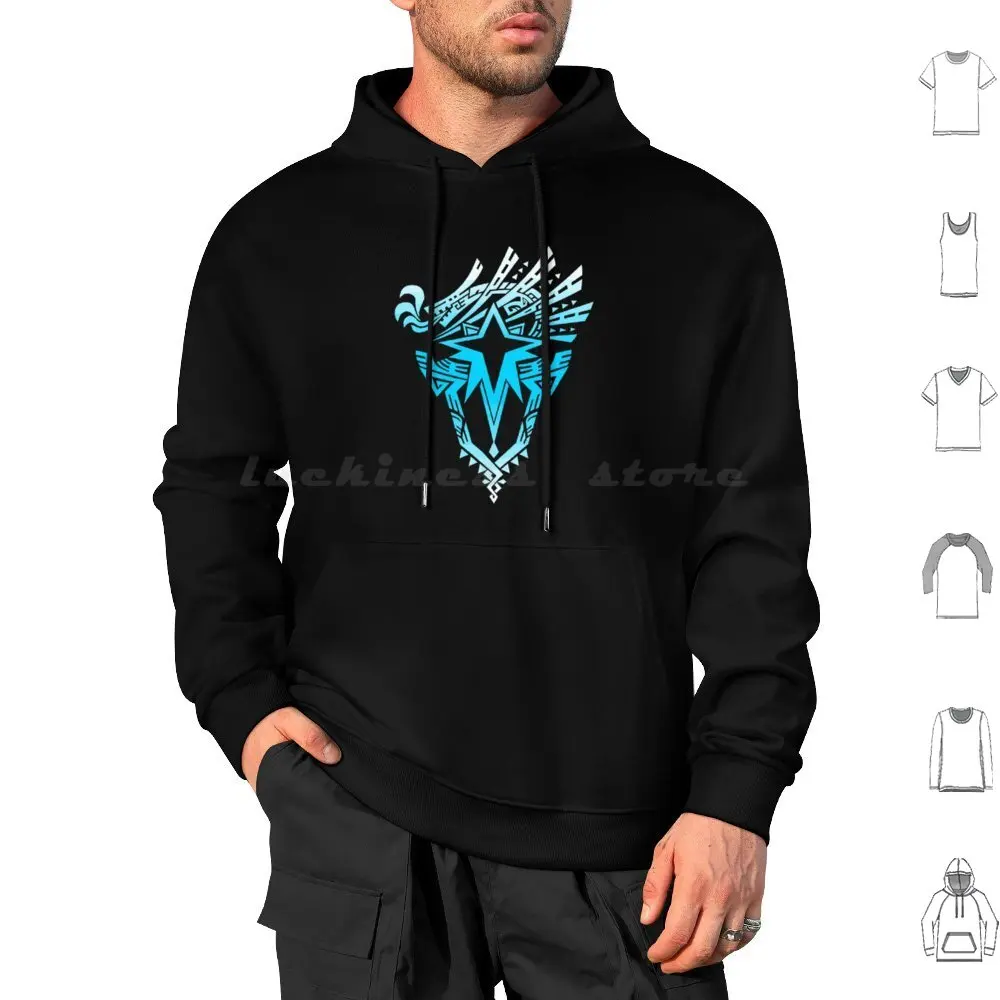 

Monster Hunter World Iceborne Logo ( Blue ) Hoodies Long Sleeve Monster Hunter World Iceborne Monster Hunter Monster