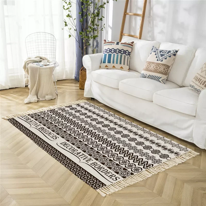 

NEW2023 Modern Luxury Living Room Decoration Large Area Office Lounge Rug Abstract Rugs for Bedroom Home Decor -slip Floor Mat