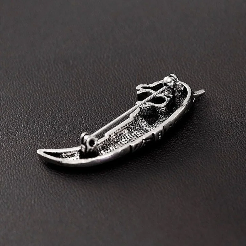 1 шт. Персонализированная ретро брошь в стиле хип-хоп с зубами волка значок модные