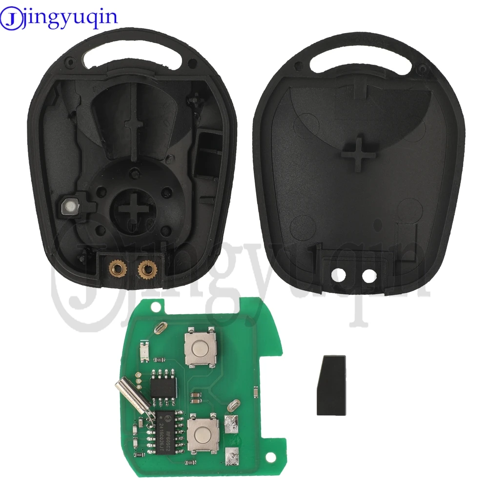 Jingyuqin 4D60 чип 433 92 МГц 315 447 2 кнопки дистанционный ключ для Ssangyong Actyon Kyron Actio Rexton