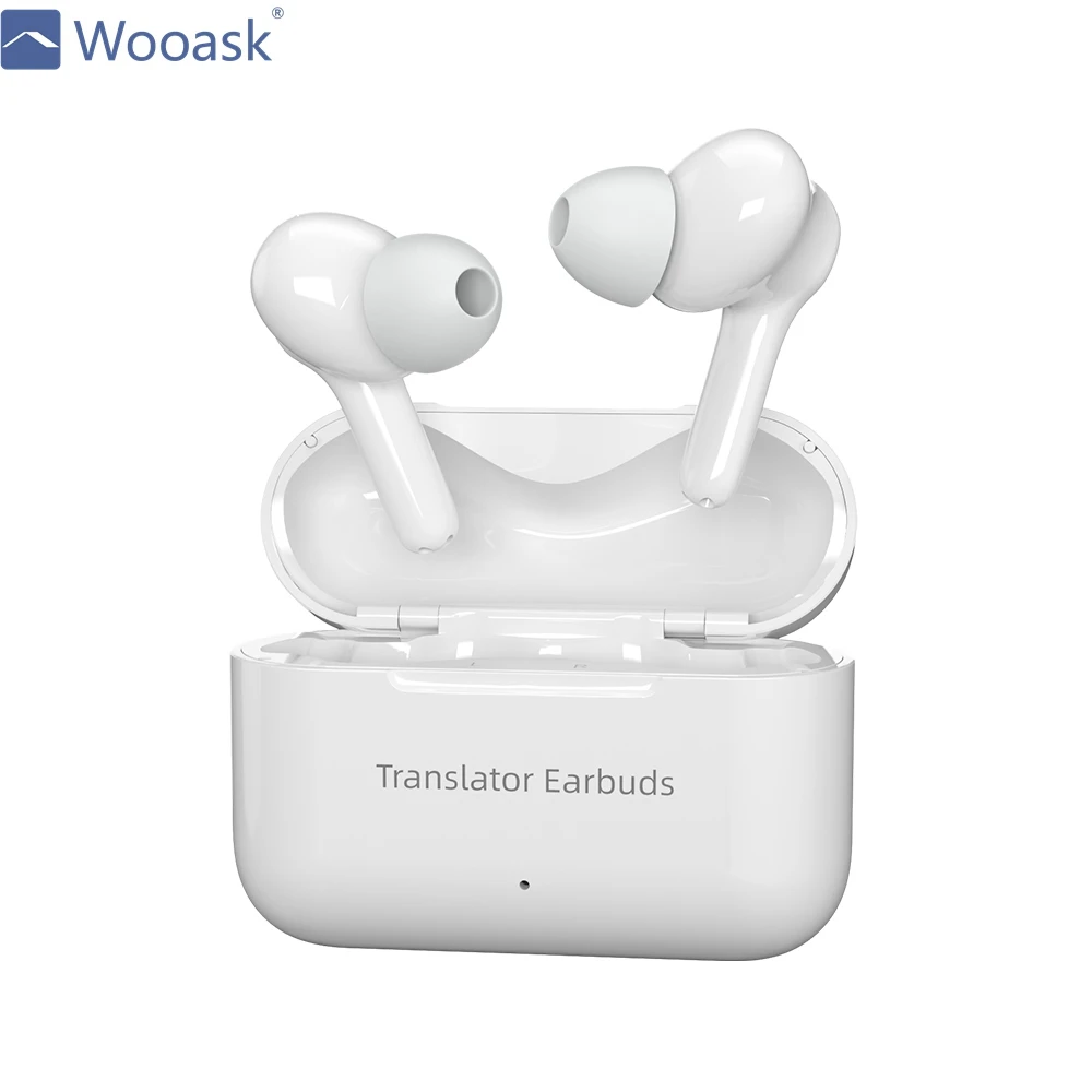 

Wooask M6 Translation Earbuds 144 Languages Instant Translate Smart Voice Translator Wireless Combine APP Bluetooth Translator