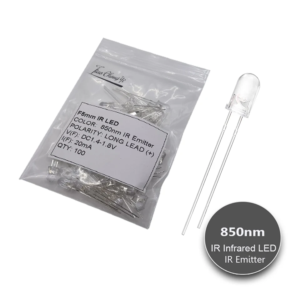 

TiaoChongYi F5MM IR LED ИК-светодиоды 850/940 нм