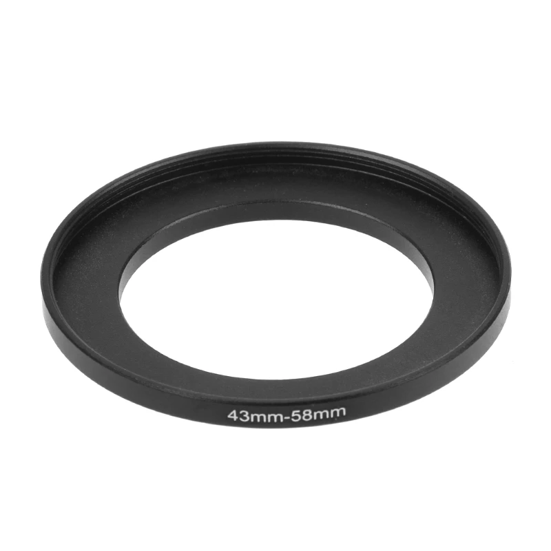 

2021 New 43mm To 58mm Metal Step Up Rings Lens Adapter Filter Camera Tool Accessories New