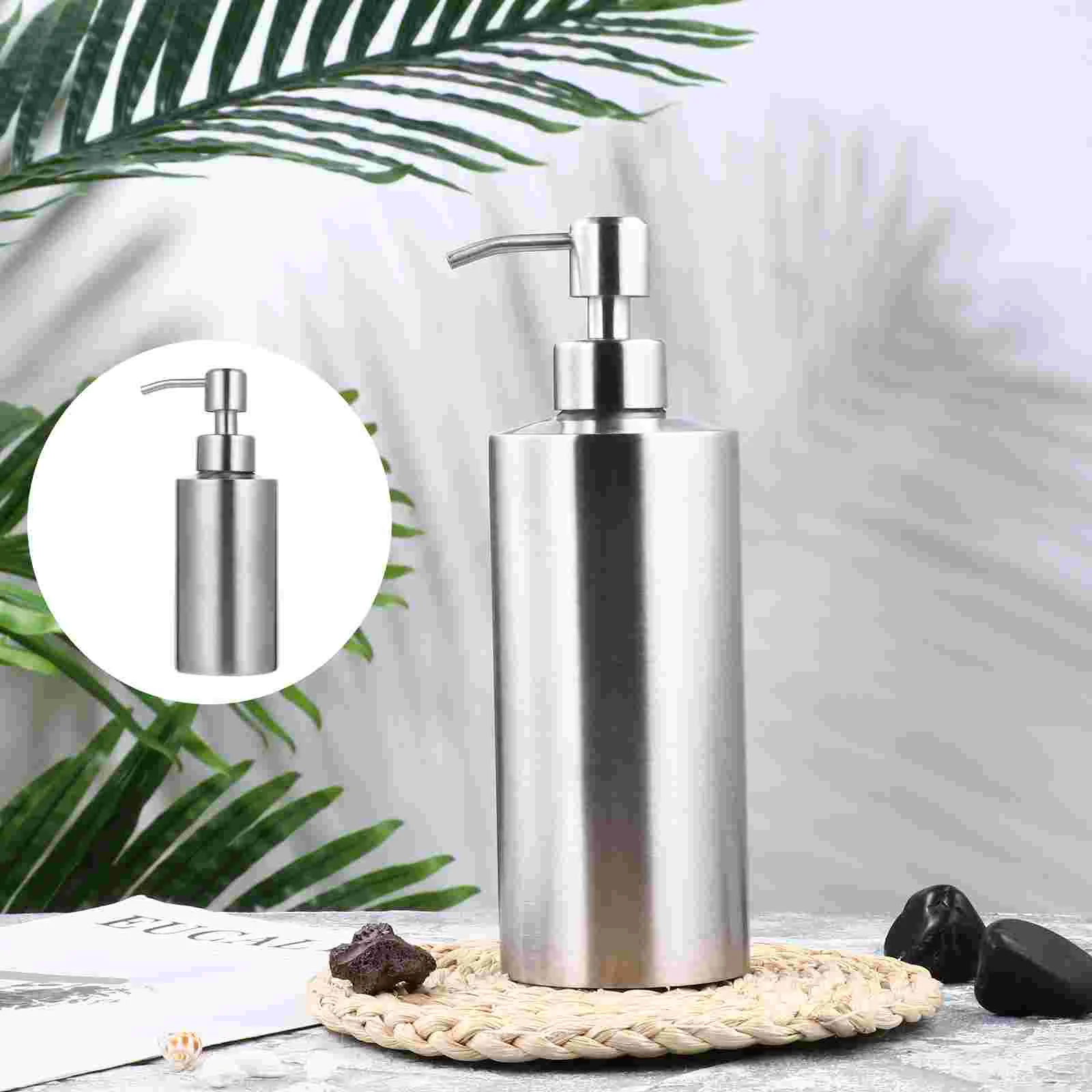 

Travel Shower Gel Stainless Steel Bottle Simple Storage Containers Bottles Empty Practical