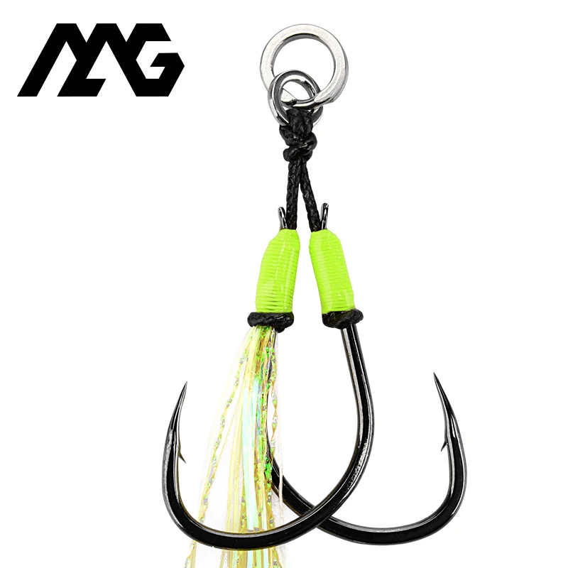 Magna Tackle SLJTN-GTL вспомогательные крючки из нержавеющей стали Optopus Rolled In Jigging Assist