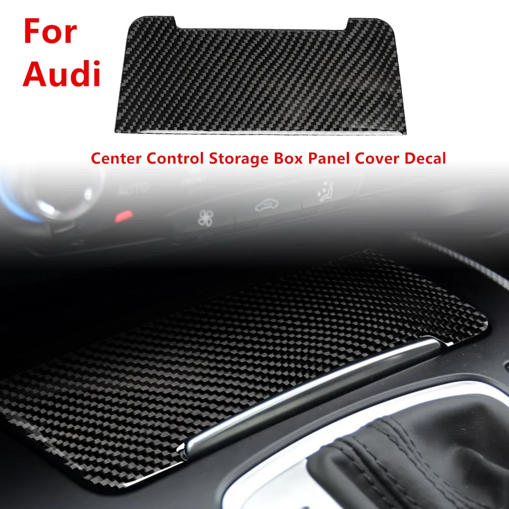 

Для Audi A4L Q5 A5 декоративная наклейка на панель коробки для хранения из углеродного волокна декоративная наклейка модификация интерьера Audi