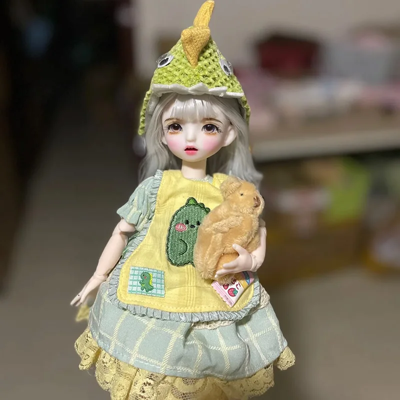 Новинка 28 см милая кукла для девочек полный комплект 1/6 Bjd с макияжем шарниры