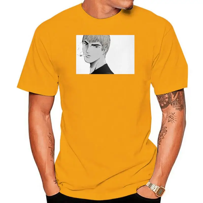 

Новинка, дизайнерская футболка Eikichi Onizuka GTO, отличный учитель Onizuka, здоровая хлопковая футболка, летняя Мужская хлопковая футболка Harajuku