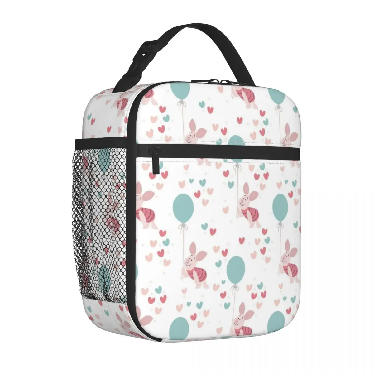 

Disney Winnie The Pooh Choose Happy Piglet Balloon Insulated Lunch Bag Leakproof Reusable Thermal Bag Tote Lunch Box Office