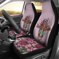 floral cow car seat covers 144730pack of 2 universal front seat protective cover