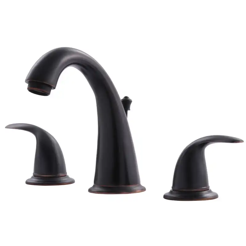 

Oil Rubbed Bronze Two Handle Lavatory Widespread Faucet