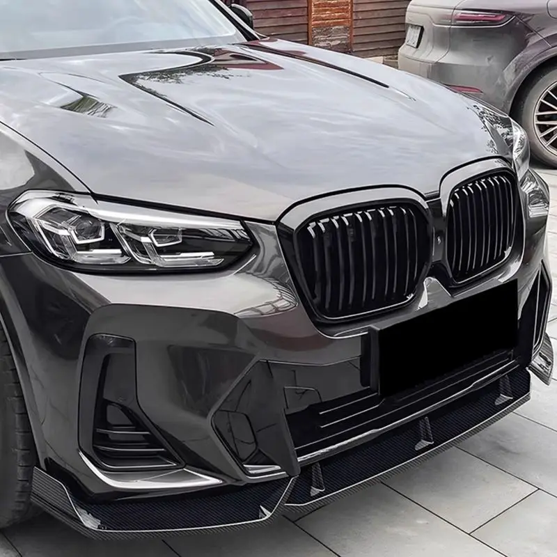 Фото MP Стиль для BMW X3 G01 X4 G02 IX3 G08 20d 30i 30d M40i M40d M-Sport 2022-2024 Передний бампер Губный спойлер Сплиттер Диффузор Тюнинг №5