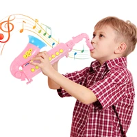 children trumpet simulation saxophone educational plaything for kids children random color