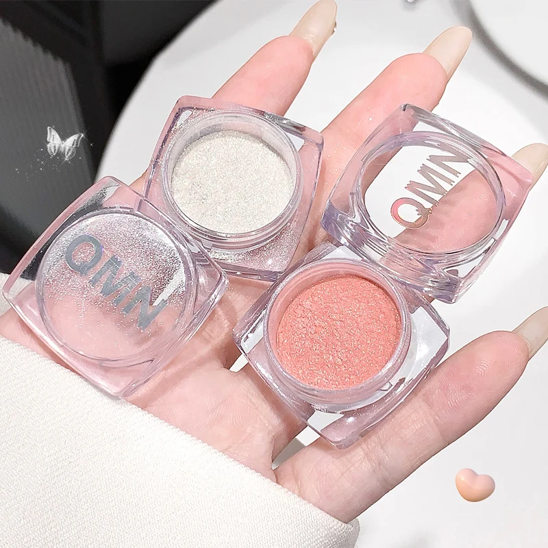 Новые глянцевые тени для век монохромные тонкие блестящие жемчужные блики