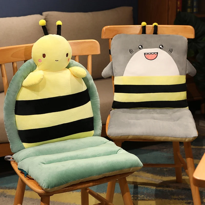 

Смешные мягкие игрушки, 2 размера, черепаха и Акула, косплей, пчела, мягкая подушка, плюшевая черепаха, строительный коврик, стул, диван, Декор