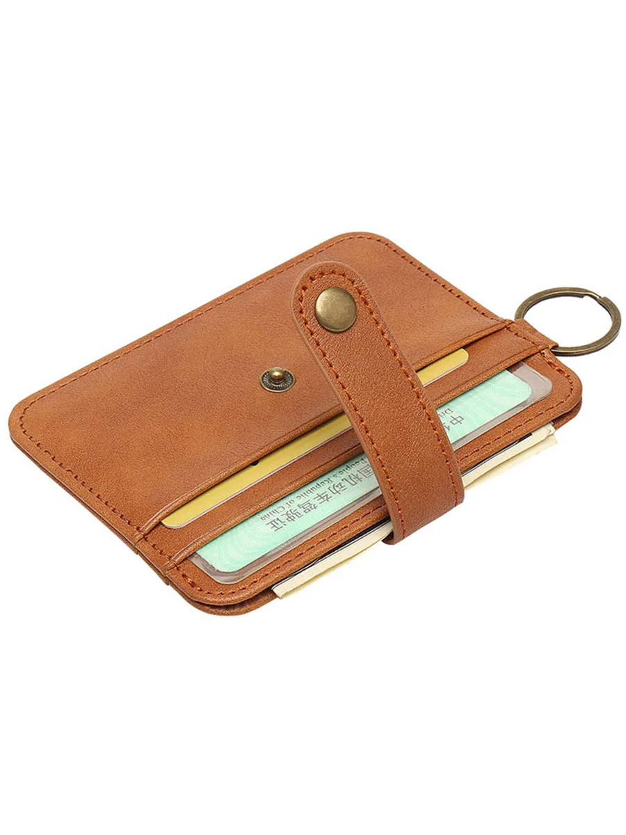 Gebwolf Men PU Leather Slim Wallet Male Small Purse Mini Money Bag Wallet Thin Man's Wallet Card Holder