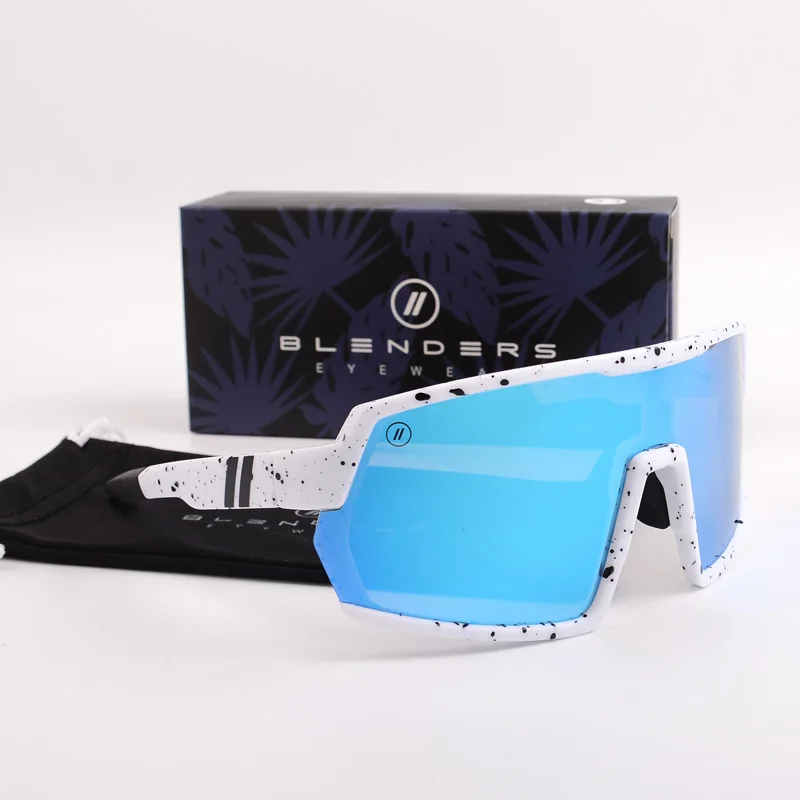 Фото Солнцезащитные очки BLENDERS New Polarized Sports для мужчин и женщин, спортивные очки для бега, велосипедные очки в европейском и американском стиле, защита от ветра и песка. №2