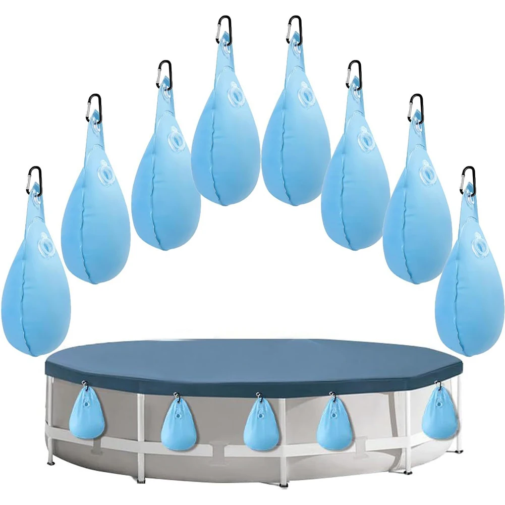 8-упаковочные гири для покрытия бассейна толстые ПВХ подвесная сумка