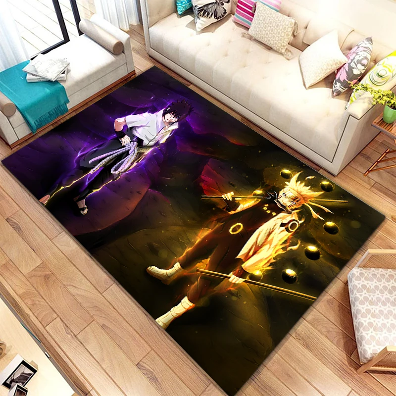 N-Naruto Anime Printed  Large Rug ,Carpet for Living Room Bedroom Sofa Decoration, Non-slip Floor Mats Dropshipping Alfombras