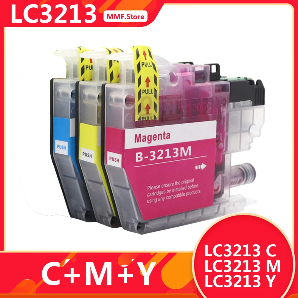 

Compatible For Brother LC3213 Color Ink Cartridge LC-3213 LC 3213 Color Brother J772DW J774DW J890DW J895DW J491DW J497DW J572DW