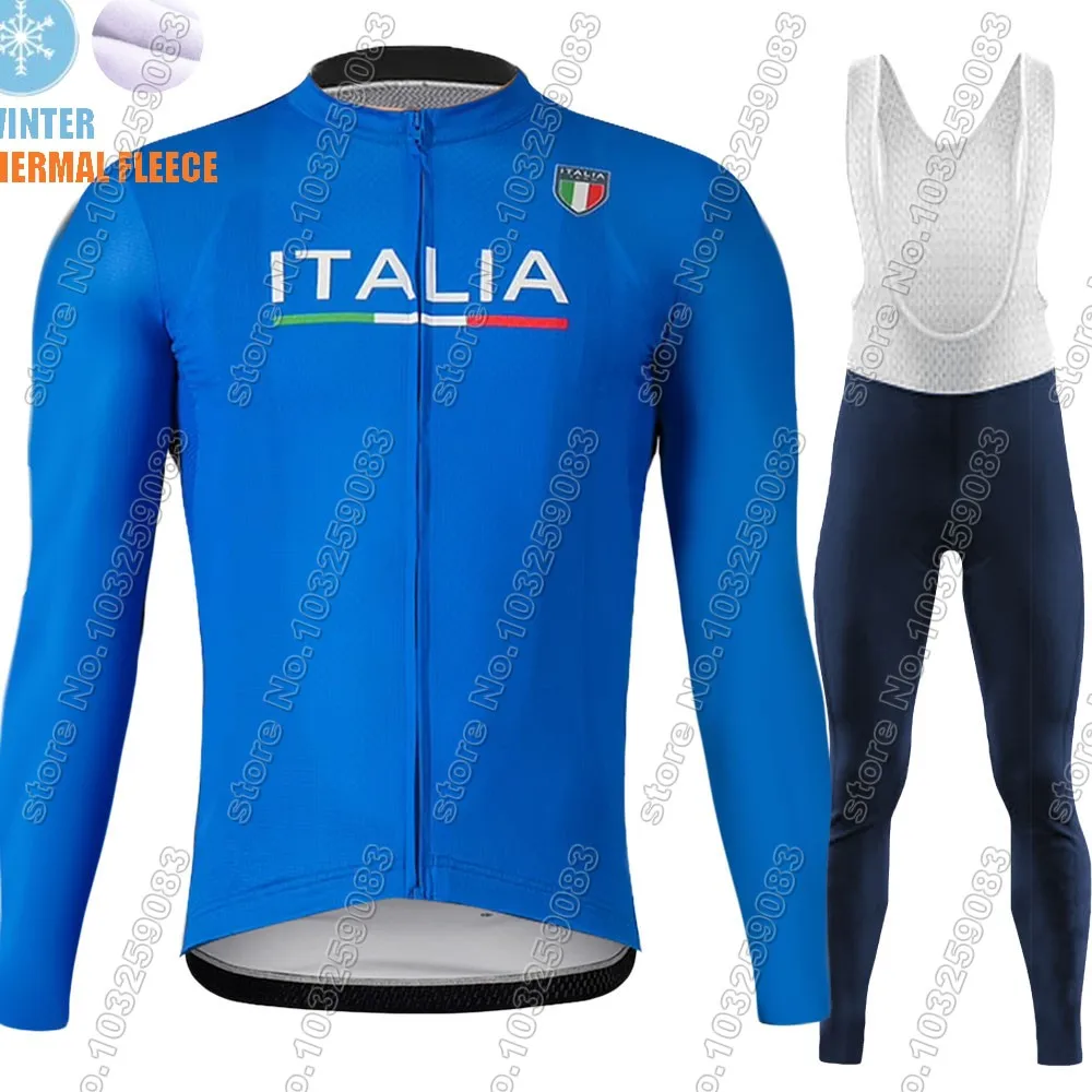 Комплект одежды для велоспорта с длинным рукавом и шортами голубая итальянская