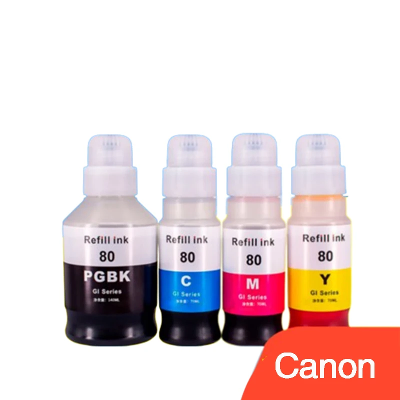 

Canon Printer Consumables GI-80 GI-10/20/30/40/50/60/70/80/90 G5080 GM2080 G6080 G7080 GM4080, ink bin ink G5020 G6020 G5010