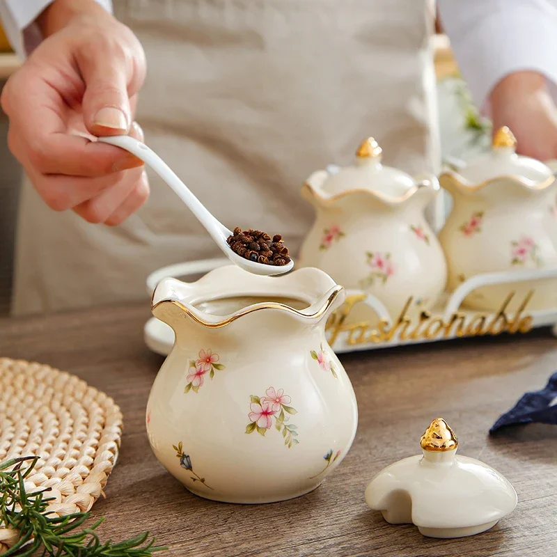 Легкая роскошная банка для приправ кухонная бытовая креативная