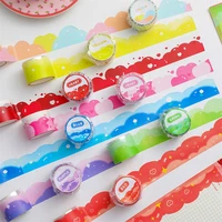 3003cm kawaii cute cartoon clouds diy washi tape scrapbook diary scene photo frame decoration cute sticker school stationery