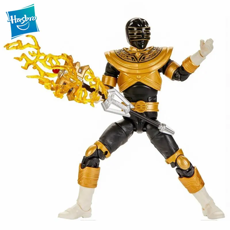 

Фигурка аниме Hasbro Power Ranger, коллекция молний, Zeo Gold Ranger, 6 дюймов, ПВХ, настольное украшение, модель, игрушки, подарки
