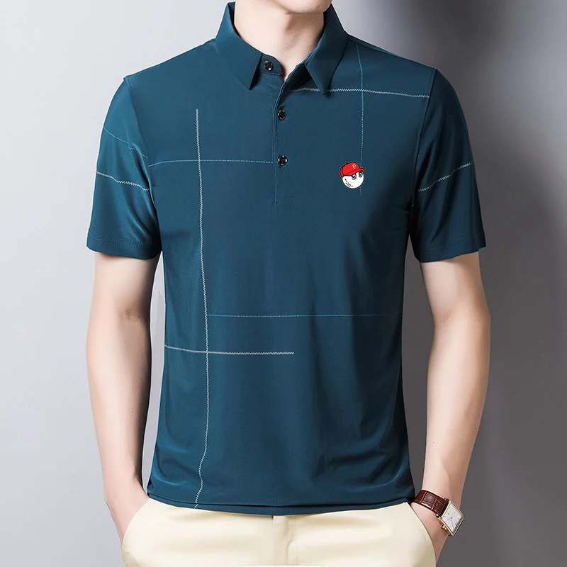

Man Fashion Golf Clothing 2022 Summer Men's Golf Shirts Quick-drying Breathable Polo T Shirt Short Sleeve Top Luxury Golf Wear