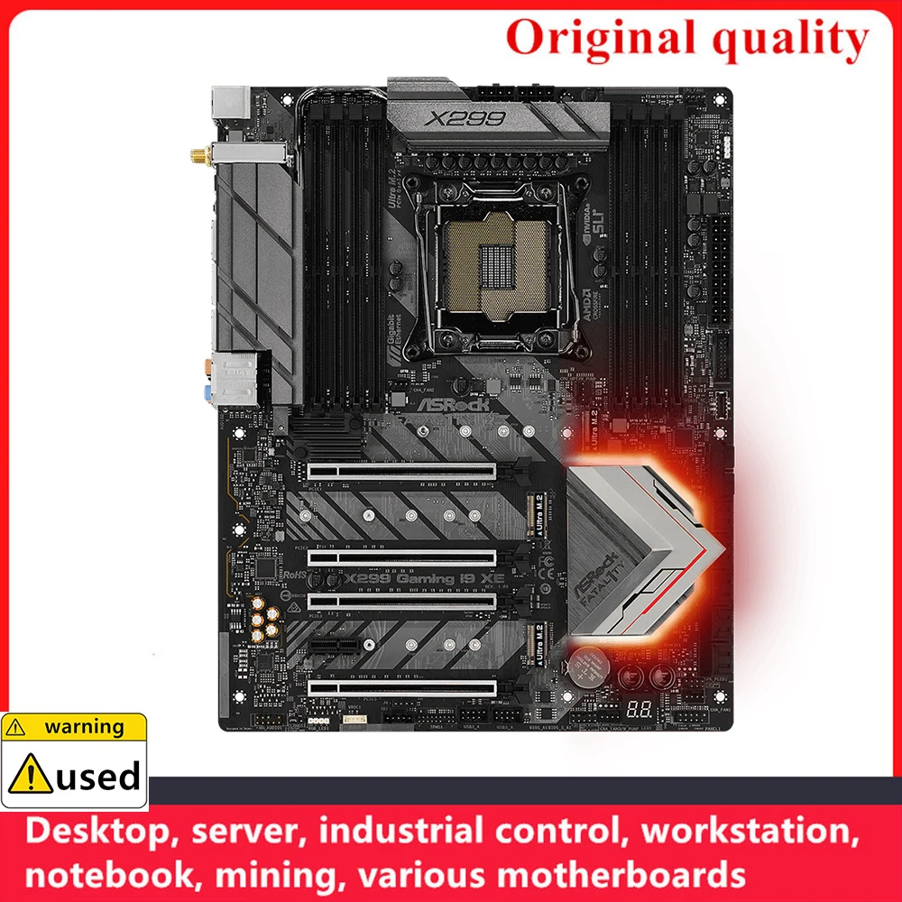 Используется для материнских плат ASROCK X299 Gaming i9 XE LGA 2066 DDR4 ATX для разгона десктопной платы Intel X299 SATA III USB3.0