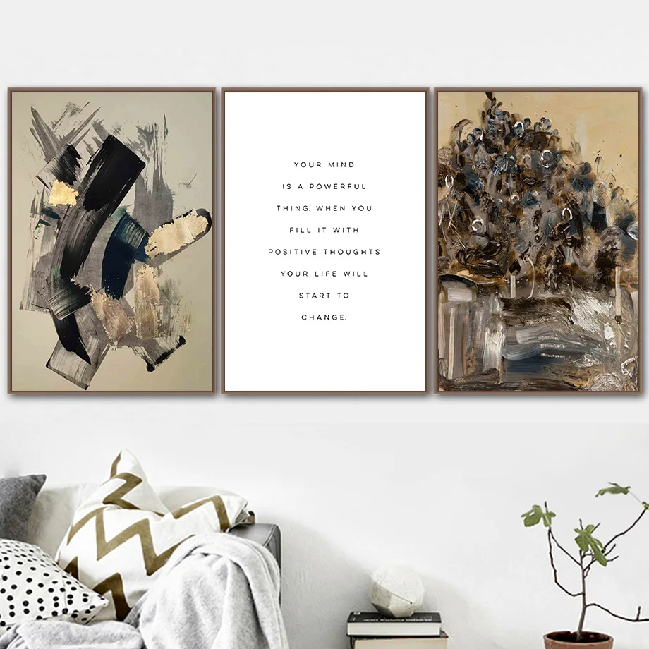 Абстрактная Настенная картина с изображением цветных блоков волны реки