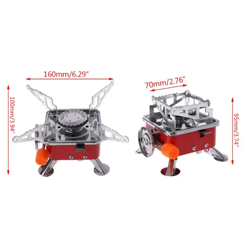 

Outdoor Portable Stove Gas Cooker For Camping Picnic Cookout BBQ