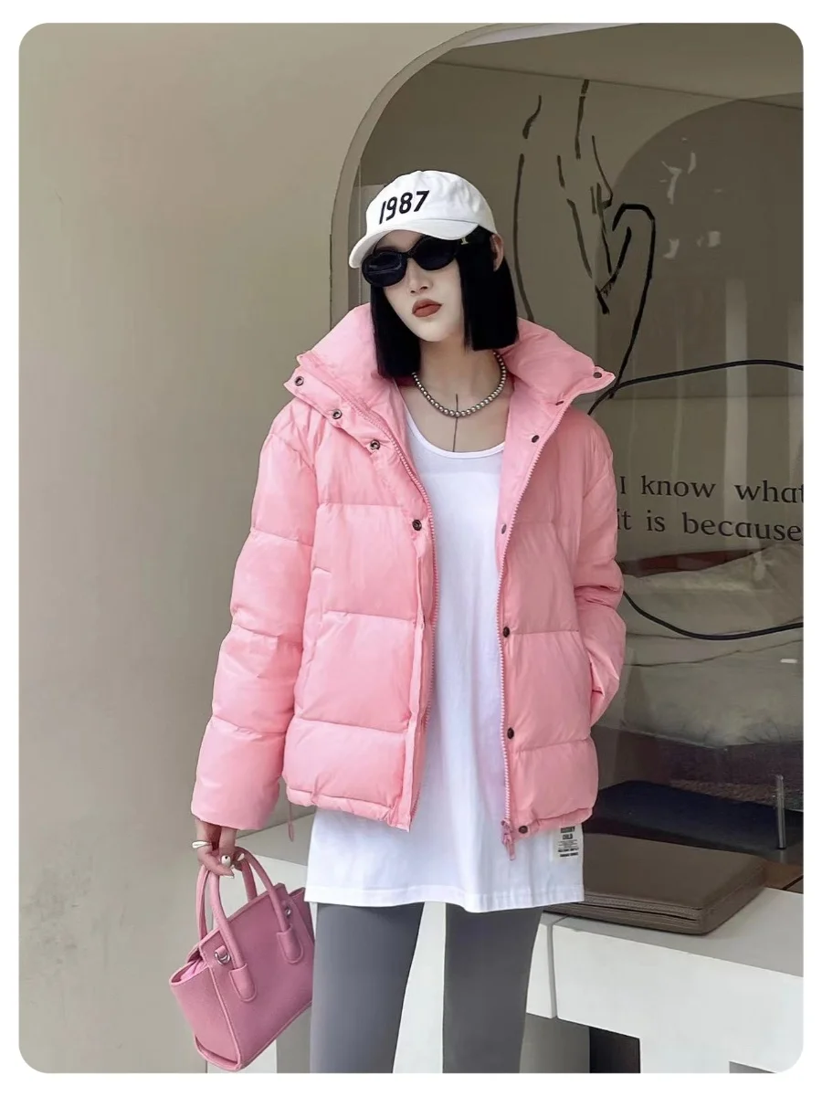 

Новинка зимы 2023, модное стильное пальто Dongmen карамельного цвета, женское короткое пальто с капюшоном, пальто для мужчин и женщин