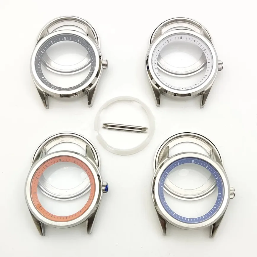 

Watch Accessories Watches Case 40MM Mineral Mirror for NH35/36/4R Movement Men's Watch Cases