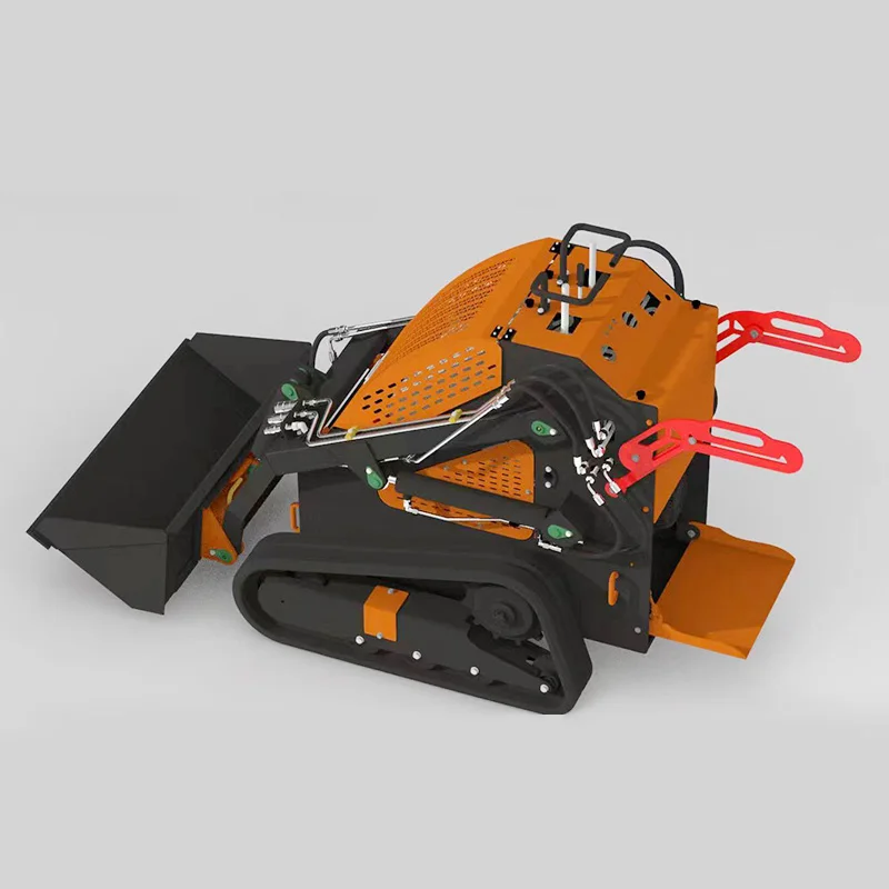 Колесный погрузчик YG Мини-погрузчик с бортовым поворотом Дизельный Гусеничный