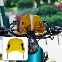 motorcycle windshield 5 7inch headlight windscreen universal for honda yamaha kawasaki suzuki instrument visor